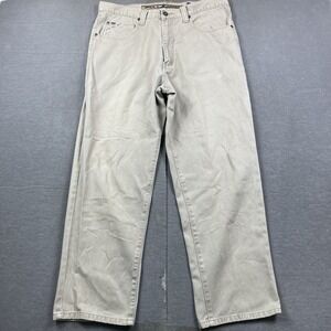Vintage Paco Jeans Mens 36x30 Beige Denim Straight Leg‎ Fit Y2K Hip Hop Skate